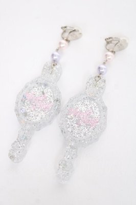 Preview of Bunny Mirrorイヤリング  シルバー