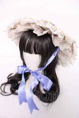 Preview of Mon favori champ de fleurs ドレスハット  ブルー