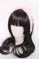 画像1: Angelic Pretty / Sweetトーションリボンカチューシャ  ピンク Y-26-08-20-048-AP-AC-IG-ZS (1)