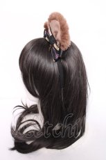 画像2: Angelic Pretty / Dream Bearカチューシャ  黒 Y-26-08-20-050-AP-AC-SZ-ZS (2)