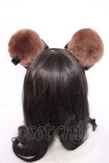 画像3: Angelic Pretty / Dream Bearカチューシャ  黒 Y-26-08-20-050-AP-AC-SZ-ZS (3)