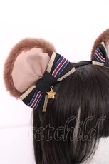 画像4: Angelic Pretty / Dream Bearカチューシャ  黒 Y-26-08-20-050-AP-AC-SZ-ZS (4)