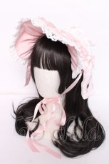 画像1: BABY,THE STARS SHINE BRIGHT / Le lienヘッドドレス  ピンク Y-26-08-20-052-BA-AC-SZ-ZY (1)