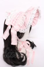 画像4: BABY,THE STARS SHINE BRIGHT / Le lienヘッドドレス  ピンク Y-26-08-20-052-BA-AC-SZ-ZY (4)