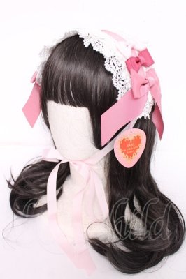 Preview of Le ruban d' ombre a trois couchesヘッドドレス  ピンク