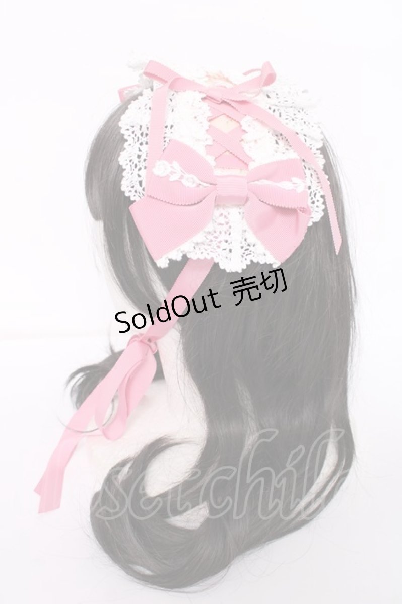 画像2: BABY,THE STARS SHINE BRIGHT / Rose de Rescht ヘッドドレス  ピンク Y-26-08-20-054-BA-AC-SZ-ZS (2)