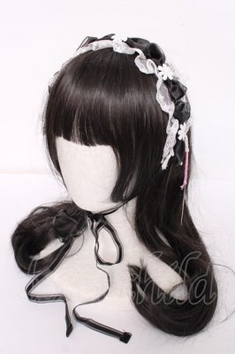 Preview of マーガレットのPetit Menuetヘッドドレス  黒×白
