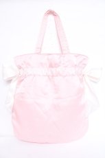 画像2: Maison de FLEUR / EC限定シャイニーダブルリボントートバッグ F ピンク Y-26-08-20-063-LO-OP-SZ-ZY (2)