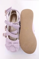 画像5: axes femme kawaii / リボンスカラップ配色シューズ M ラベンダー Y-26-08-20-069-AX-SH-SZ-ZY (5)