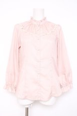 画像1: Emily Temple cute / ヨークギャザーブラウス  ピンク Y-26-08-20-073-ET-BL-SZ-ZS (1)