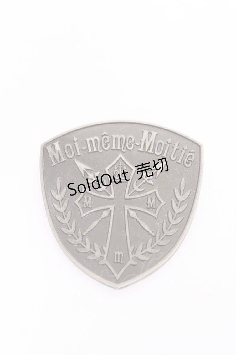画像1: Moi-meme-Moitie / クロスロゴ・エンブレムバッチ  ガンメタ Y-26-08-20-010-MO-ZA-SZ-ZY (1)