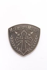 画像1: Moi-meme-Moitie / クロスロゴ・エンブレムバッチ  ガンメタ Y-26-08-20-010-MO-ZA-SZ-ZY (1)