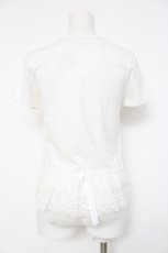 画像2: Jane Marple / 半袖カーディガン  白 Y-26-08-20-098-JM-TO-SZ-ZY (2)