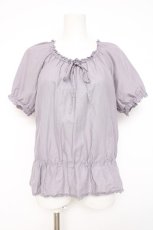 画像1: PINK HOUSE / ふんわりブラウス F ラベンダー Y-26-08-20-104-LO-BL-SZ-ZT105 (1)