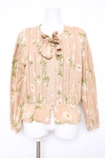 画像1: PINK HOUSE / ブーケ柄シャツ  ベージュ Y-26-08-20-107-LO-BL-SZ-ZY (1)