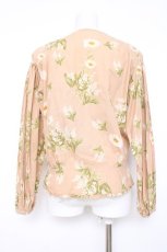 画像2: PINK HOUSE / ブーケ柄シャツ  ベージュ Y-26-08-20-107-LO-BL-SZ-ZY (2)