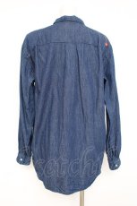 画像2: INGEBORG / チェリー刺繍デニムブラウス  インディゴ Y-26-08-20-115-LO-BL-SZ-ZT0823E (2)