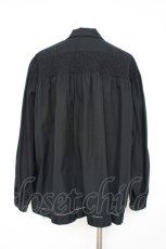 画像2: INGEBORG / 刺繍入りブラウス  黒 Y-26-08-20-120-LO-BL-SZ-ZY (2)