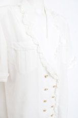 画像3: INGEBORG / Wボタンレース使いブラウス F 白 Y-26-08-20-122-LO-BL-SZ-ZT072 (3)