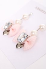 画像2: Angelic Pretty / Classyビジューピアス  ピンク Y-26-08-20-002-AP-AC-SZ-ZS (2)
