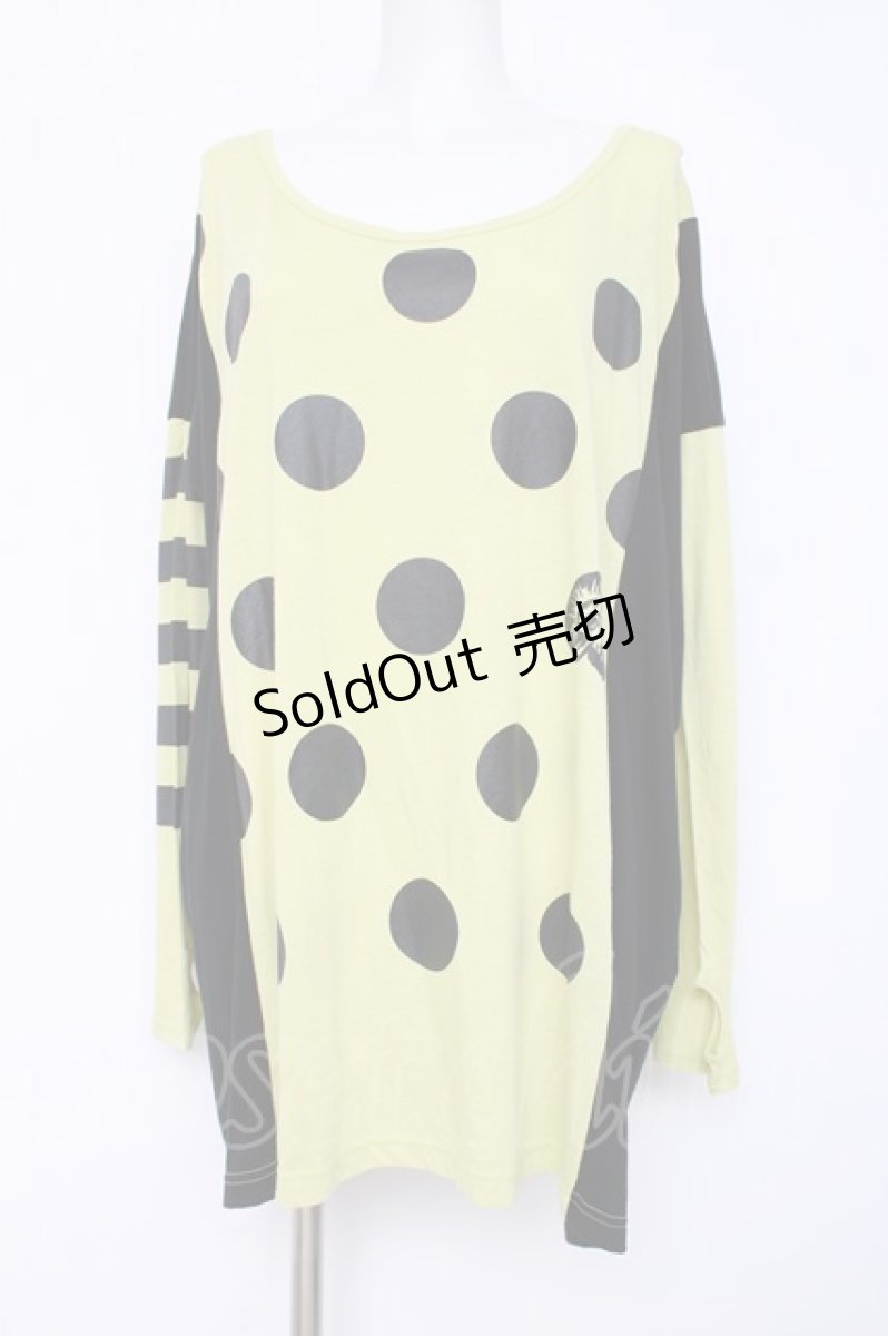 画像1: PEACE NOW / ドットカットソー  ミント Y-26-08-20-130-PU-TO-SZ-ZS (1)