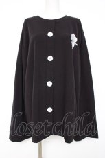 画像1: NieR Clothing / ワイド袖口カットソー  黒 Y-26-08-20-142-PU-TO-TE-ZY (1)