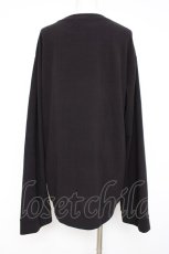 画像2: NieR Clothing / ワイド袖口カットソー  黒 Y-26-08-20-142-PU-TO-TE-ZY (2)