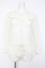 画像1: Melody BasKet / 朝霧を纏うブラウス M 生成り Y-26-08-20-149-LO-BL-SZ-ZY (1)