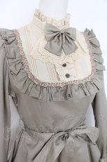 画像6: Victorian maiden / クラシカルドールロングドレス  アッシュグリーン Y-26-08-20-155-CL-OP-SZ-ZS (6)