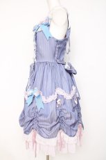 画像2: BABY,THE STARS SHINE BRIGHT / Albertineジャンパースカート  ブルー Y-26-08-20-157-BA-OP-SZ-ZS (2)