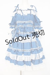 BABY,THE STARS SHINE BRIGHT / Confiture Ribbonワンピース ブルー Y