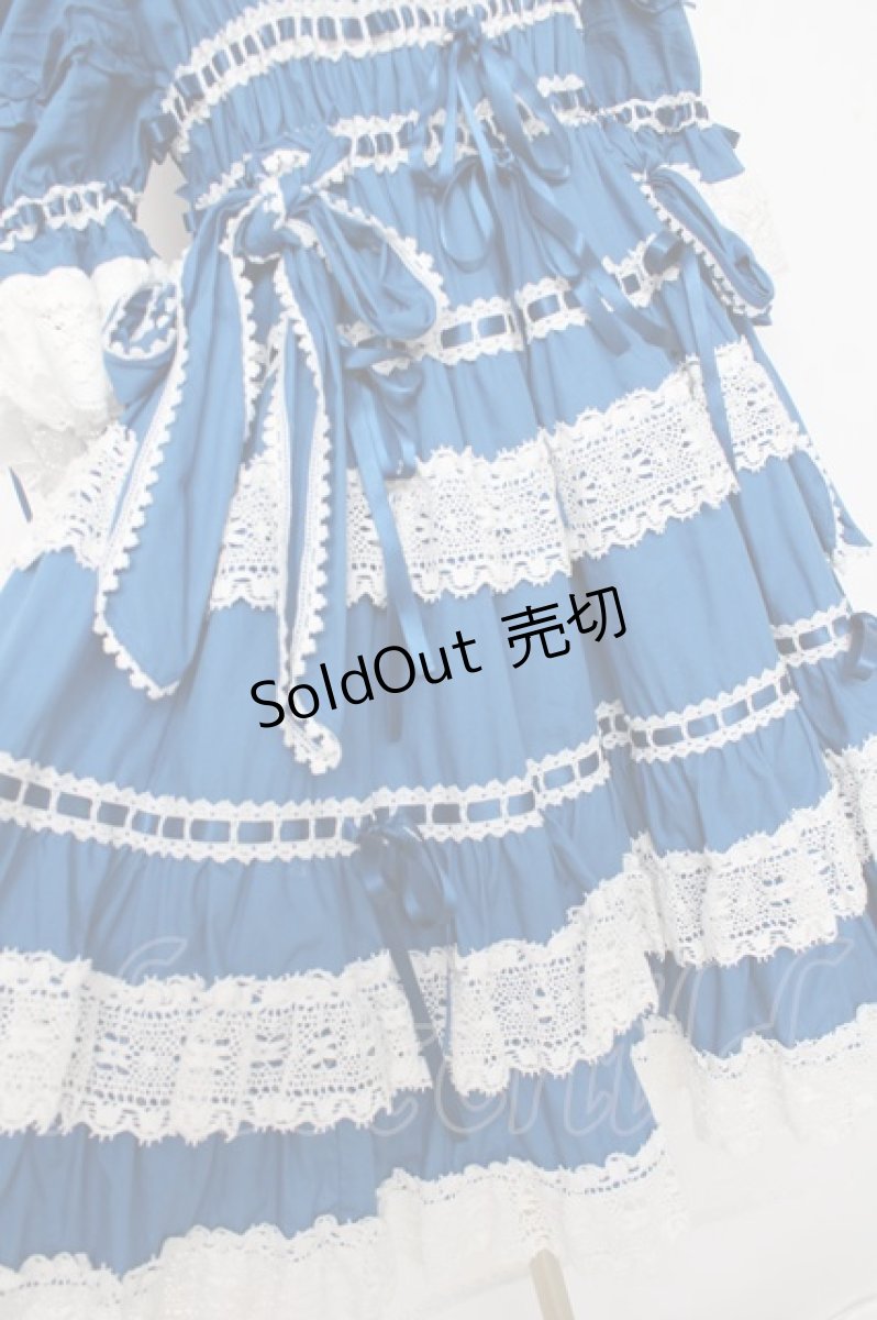 画像6: BABY,THE STARS SHINE BRIGHT / Confiture Ribbonワンピース  ブルー Y-26-08-20-158-BA-OP-SZ-ZY (6)