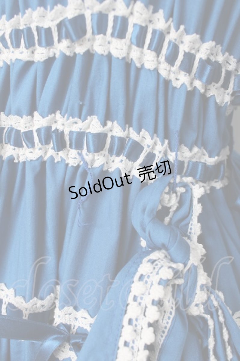 画像7: BABY,THE STARS SHINE BRIGHT / Confiture Ribbonワンピース  ブルー Y-26-08-20-158-BA-OP-SZ-ZY (7)