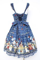 画像3: Angelic Pretty / Wonder Fortuneジャンパースカート  ブルー Y-26-08-20-160-AP-OP-SZ-ZS (3)