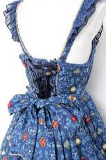 画像4: Angelic Pretty / Wonder Fortuneジャンパースカート  ブルー Y-26-08-20-160-AP-OP-SZ-ZS (4)