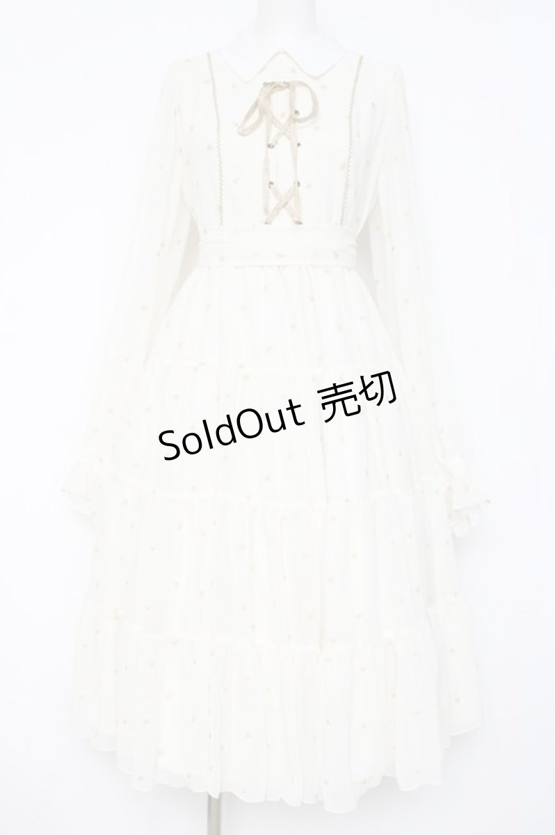 画像1: Angelic Pretty / Dreamy Stellarティアードワンピース  アイボリー Y-26-08-20-161-AP-OP-SZ-ZS (1)