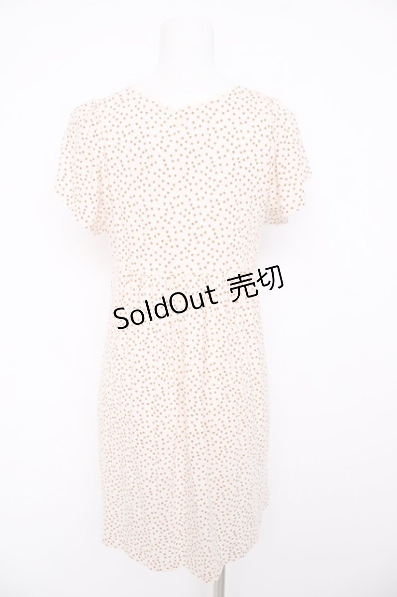 画像2: Franche Lippee / ドット柄カットワンピース M 生成り Y-26-08-22-037-LO-OP-SZ-ZT736 (2)