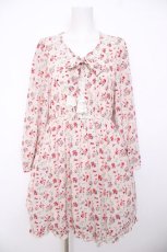 画像1: Amavel / フローラルプリントワンピース M ピンク Y-26-08-22-051-CA-OP-SZ-ZT733 (1)
