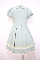 画像2: Mademoiselle Pearl（海外ロリータブランド） / 葡萄刺繍半袖ワンピース M グリーン Y-26-08-22-074-LO-OP-SA-ZT739 (2)