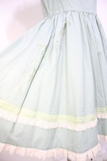 画像4: Mademoiselle Pearl（海外ロリータブランド） / 葡萄刺繍半袖ワンピース M グリーン Y-26-08-22-074-LO-OP-SA-ZT739 (4)