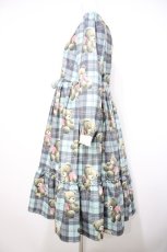 画像2: Emily Temple cute / Teddy Bear Tartanワンピース  ミント Y-26-08-22-076-ET-OP-AS-ZY (2)