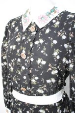 画像3: Swankiss / DB flower print O/P F ブラック Y-26-08-22-077-LO-OP-SZ-ZT741 (3)