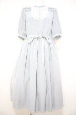 画像1: Melody BasKet / ラウンドヨークワンピース M サックス Y-26-08-22-079-LO-OP-SZ-ZT740 (1)