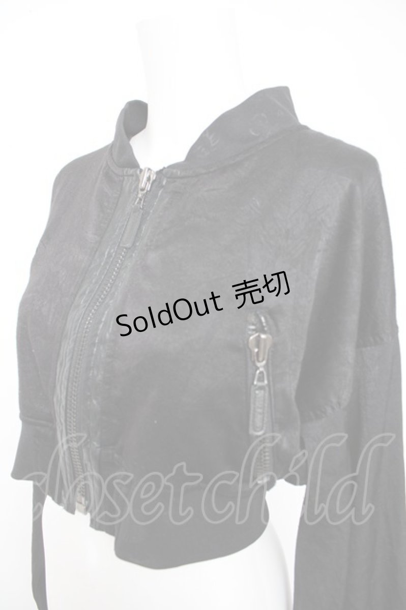 画像3: Qutie Frash /  バックメッシュショートトップス  黒 Y-26-08-22-008-QU-TO-SZ-ZY (3)