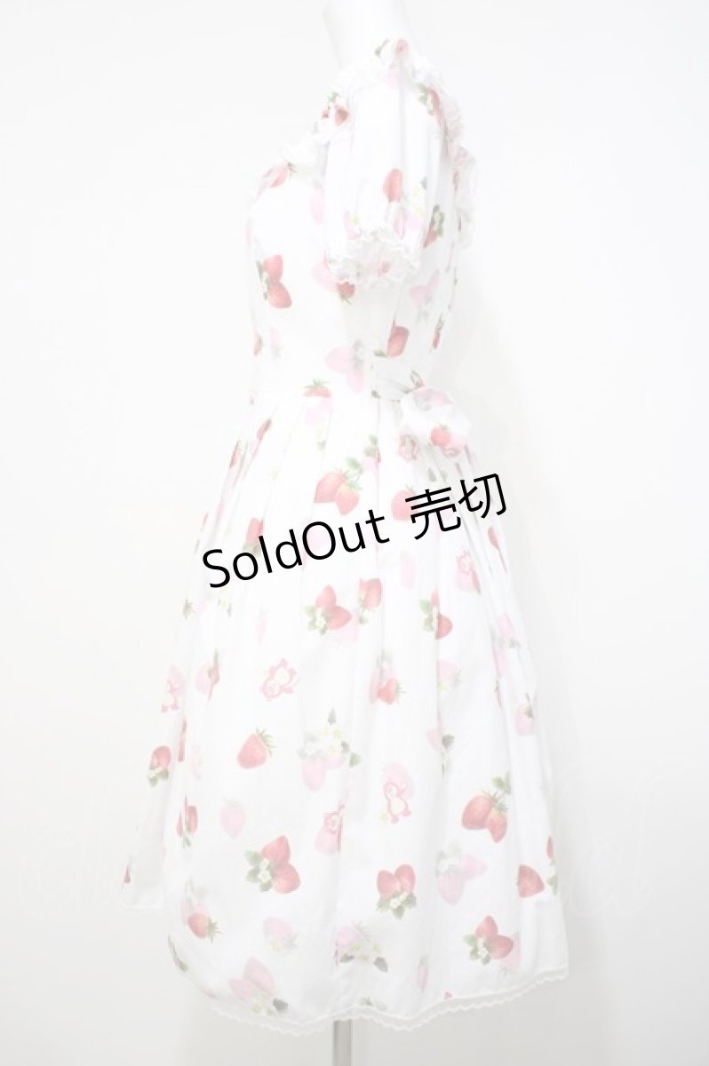 画像2: Secret Honey / レース肩開きワンピース(ロッツォ・ハグベアver） 2 白 Y-26-08-22-095-CA-OP-SZ-ZT739 (2)