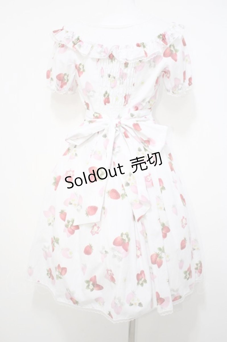 画像3: Secret Honey / レース肩開きワンピース(ロッツォ・ハグベアver） 2 白 Y-26-08-22-095-CA-OP-SZ-ZT739 (3)