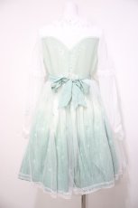 画像3: 南鹿鳴（海外ロリィタ） / Butterfly Dream Embroidery　ワンピース S ミント×シロ Y-26-08-22-106-LO-OP-IG-ZT739 (3)