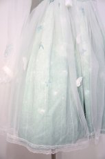 画像6: 南鹿鳴（海外ロリィタ） / Butterfly Dream Embroidery　ワンピース S ミント×シロ Y-26-08-22-106-LO-OP-IG-ZT739 (6)