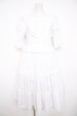 画像1: marcHenTica / 愛野えりコラボ・Arboralis Frill ワンピースセット  白 Y-26-08-22-108-LO-OP-SZ-ZT731 (1)