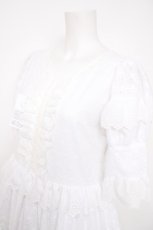 画像3: marcHenTica / 愛野えりコラボ・Arboralis Frill ワンピースセット  白 Y-26-08-22-108-LO-OP-SZ-ZT731 (3)